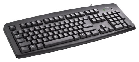  Trust CLASSICLINE KEYBOARD Black USB